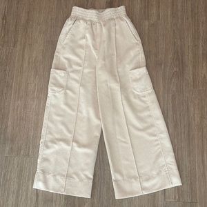 Urban Outfitters Cream Soft Cargo Pants